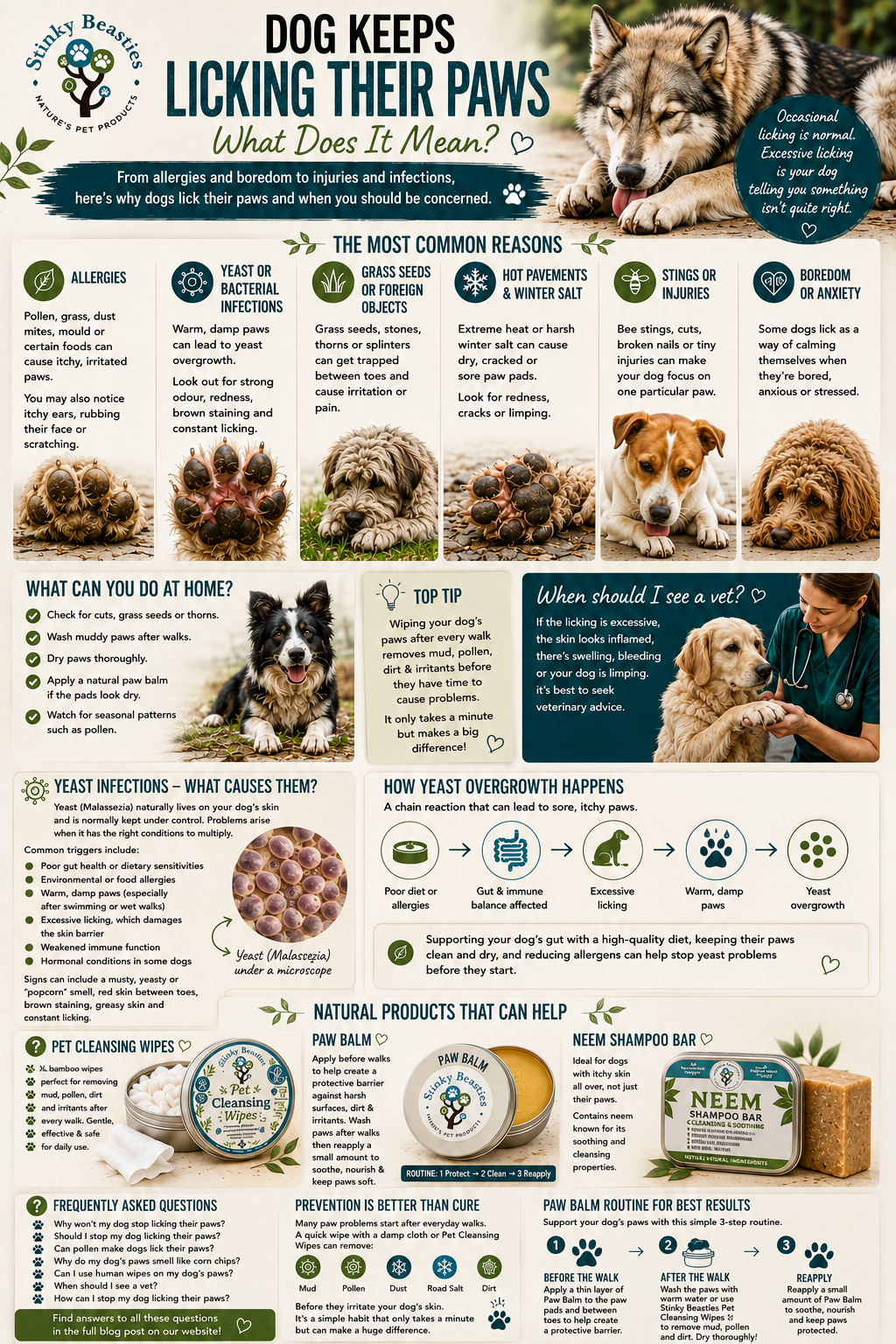 Why Does My Dog Keep Licking Their Paws? Common Causes & How to Help