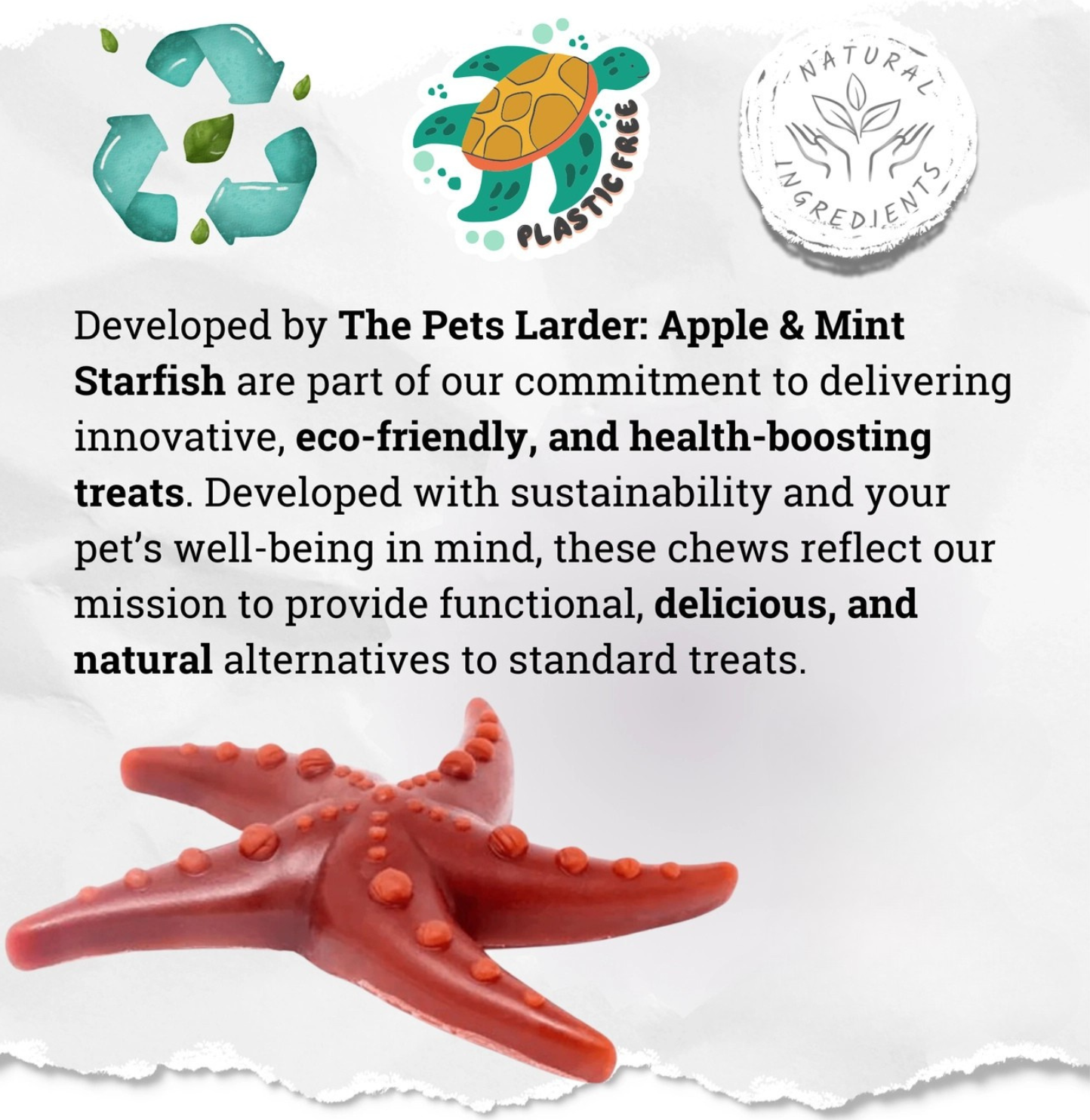 Apple, Broccoli & Mint Starfish